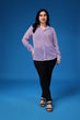Purple Striped Shirt