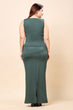 Teal Green Solid Formal Co-ord Set