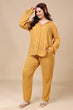 Solid Co-ord Set-Mustard