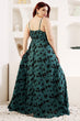 Green Floral Printed Maxi Dress