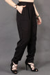 Black Solid Formal Trousers