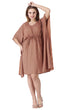 Brown Polka Dots Printed Kaftan