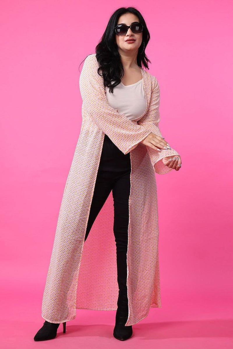 Long printed shrug sale