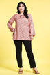 Peach Motif Printed Tunic