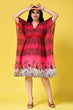 Pink Stem Printed Kaftan