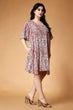 Rangoli Printed Dress with Shrug