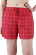 Red Checked Shorts