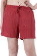 Red Graphic Printed Shorts