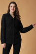 Solid Cutwork Shirt-Full Sleeves