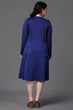 Solid Dress with Long Sleeves