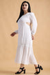 Solid Dress with Side Cutout