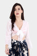 White Solid Sheer Shrug