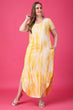 Yellow Tie & Dye Dress