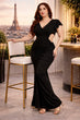 Black Solid Ruched Bodycon Dress with Cutouts