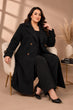The Black Grace Wrap Coat