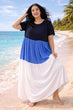 Blue Multi-layered Dress