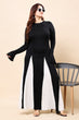 Black & White Panel Maxi Dress