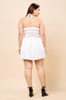 White Polka Dots Halter Neck Dress