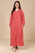 Red Striped Night Dress