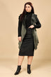 Solid Winter Sleeveless Reversible Cover Up