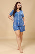 Blue Tie n Dye Night Suit Set