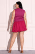 Solid Sleeveless Bubble Dress
