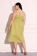 Solid Breezy A-line Dress
