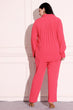 Solid Co-ord Set-Coral Pink