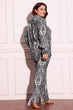 Black & White Motif Printed Co-ord Set