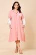 Blush Drop Shoulder Dress