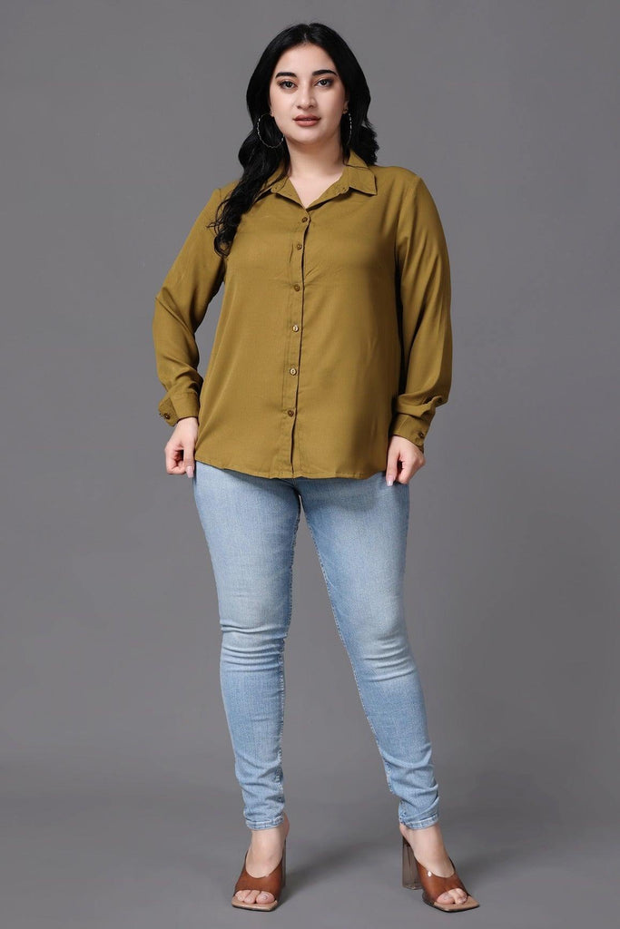 Solid Formal Shirt with Long Sleeves - theshimmerhouse
