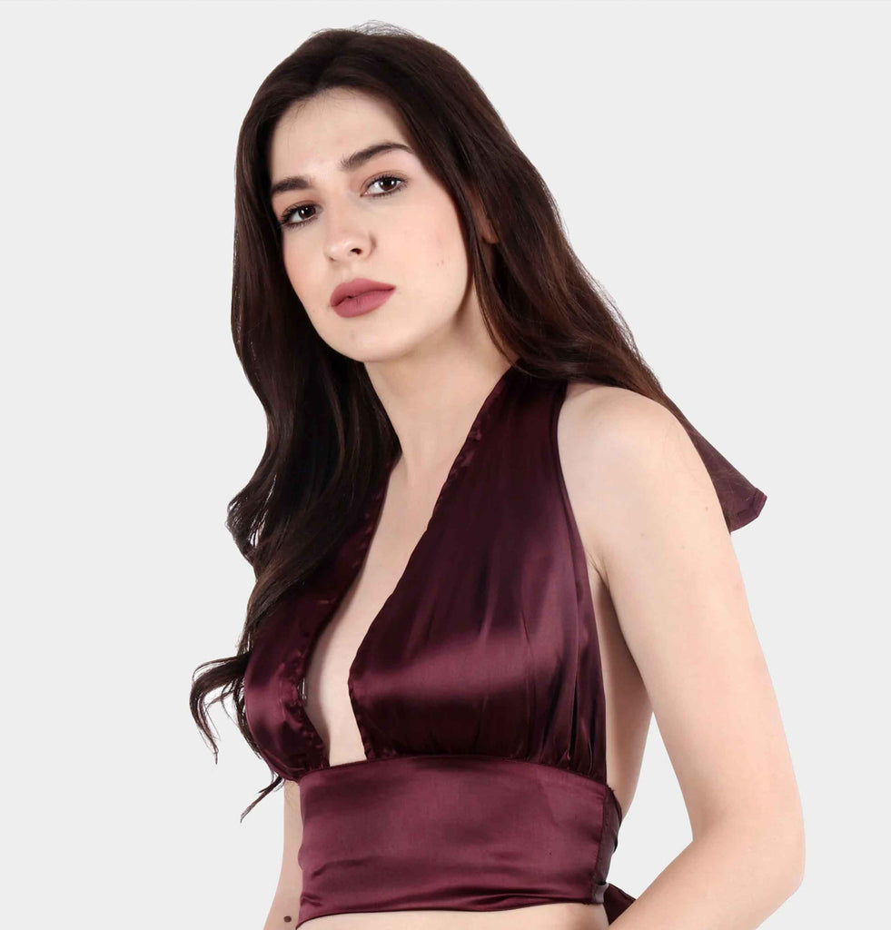 Model Wearing Multiway Wear Top