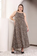 Leopard Printed Maxi Dress