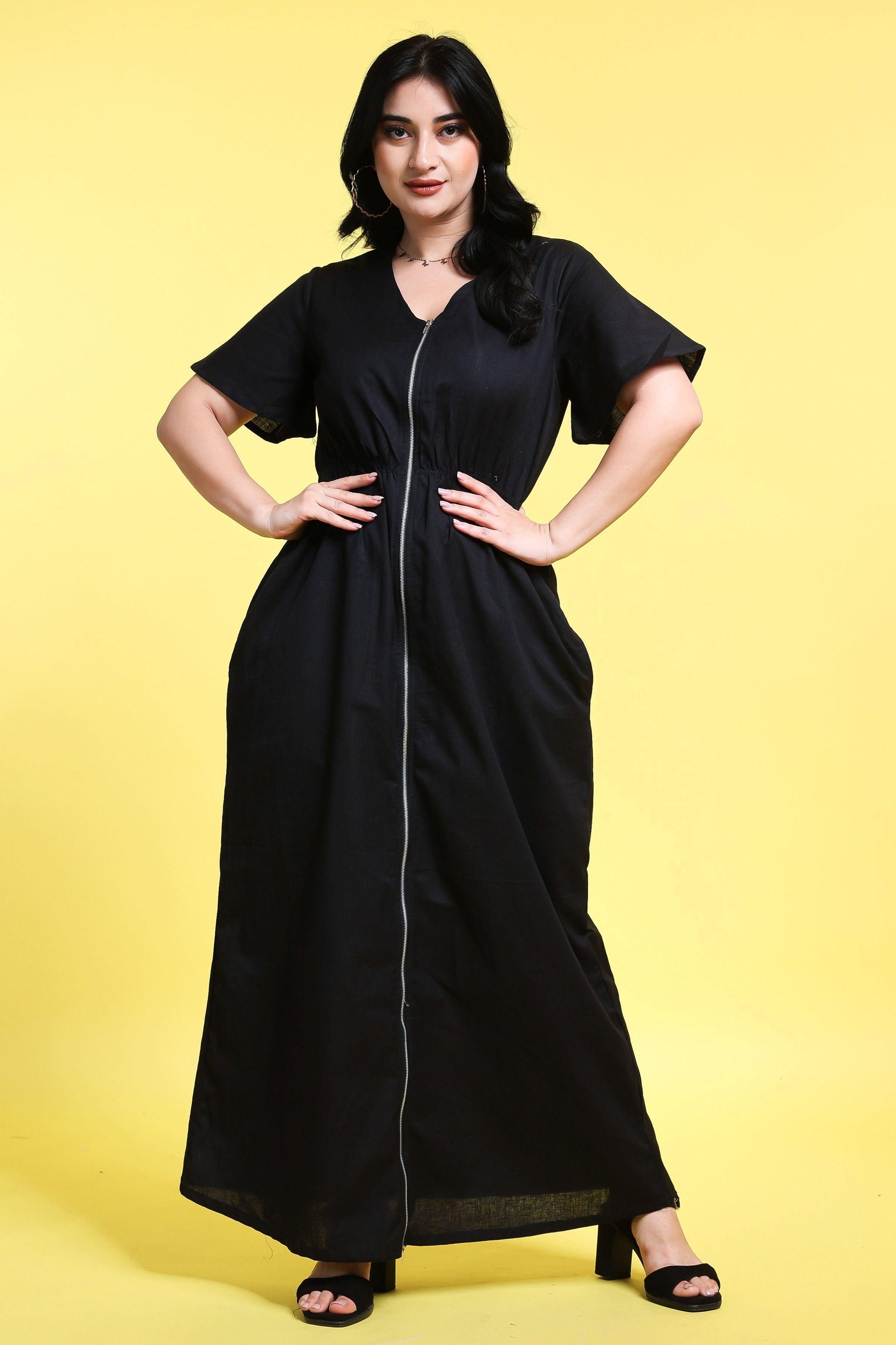 Stylish Short Sleeve Maxi Dress - Cotton, V-Neck, Solid Print, Perfect for Casual/Formal Occasions theshimmerhouse Stylish Short Sleeve Maxi Dress - Cotton, V-Neck, Solid Print, Perfect for Casual/Formal Occasions theshimmerhouse