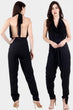 Black Solid Multiwear Jumpsuit/Pant