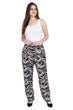 Blue & Yellow Whale Printed Trousers