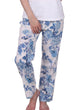 Blue Floral Printed Pyjama