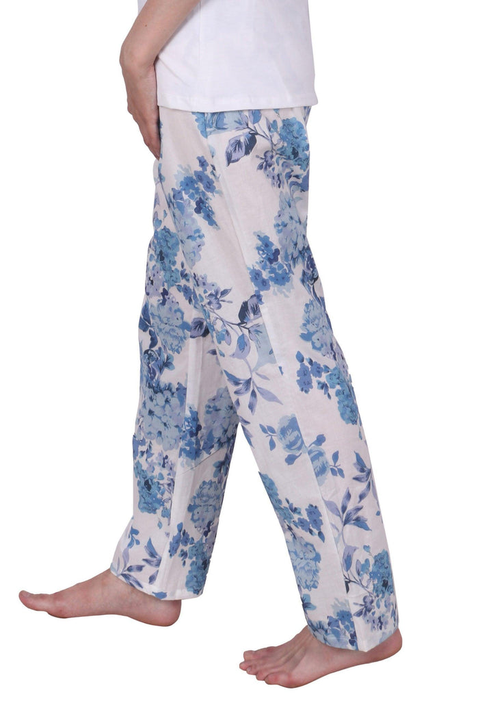 Model wearing Cotton Pyjamas with Pattern type: Floral-3