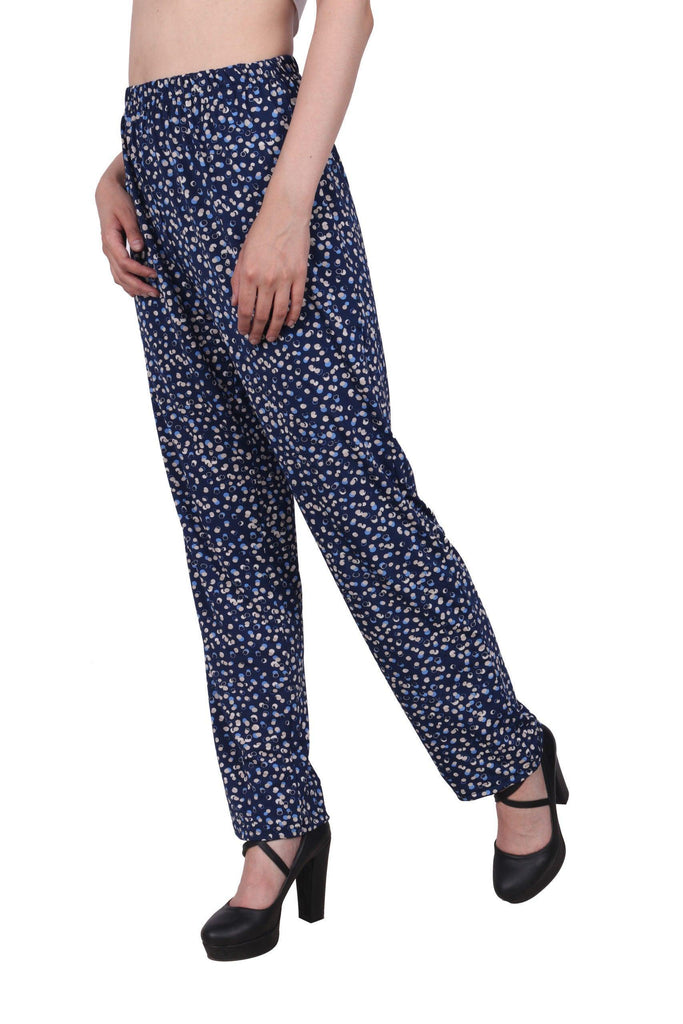 Model wearing Viscose Pant with Pattern type: Pebble-4