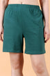 Cotton Solid Slip On Shorts