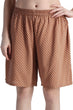 Light Brown Dots Printed Shorts