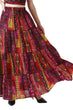 Multicolored Abstract Printed Skirt