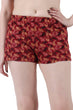 Multicolored Grass Printed Shorts
