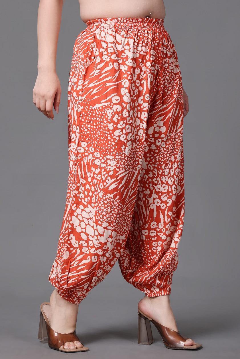 Multicolour Printed Harem Pant – Zubix : Clothing, Accessories and Home  Furnishing Shop Online