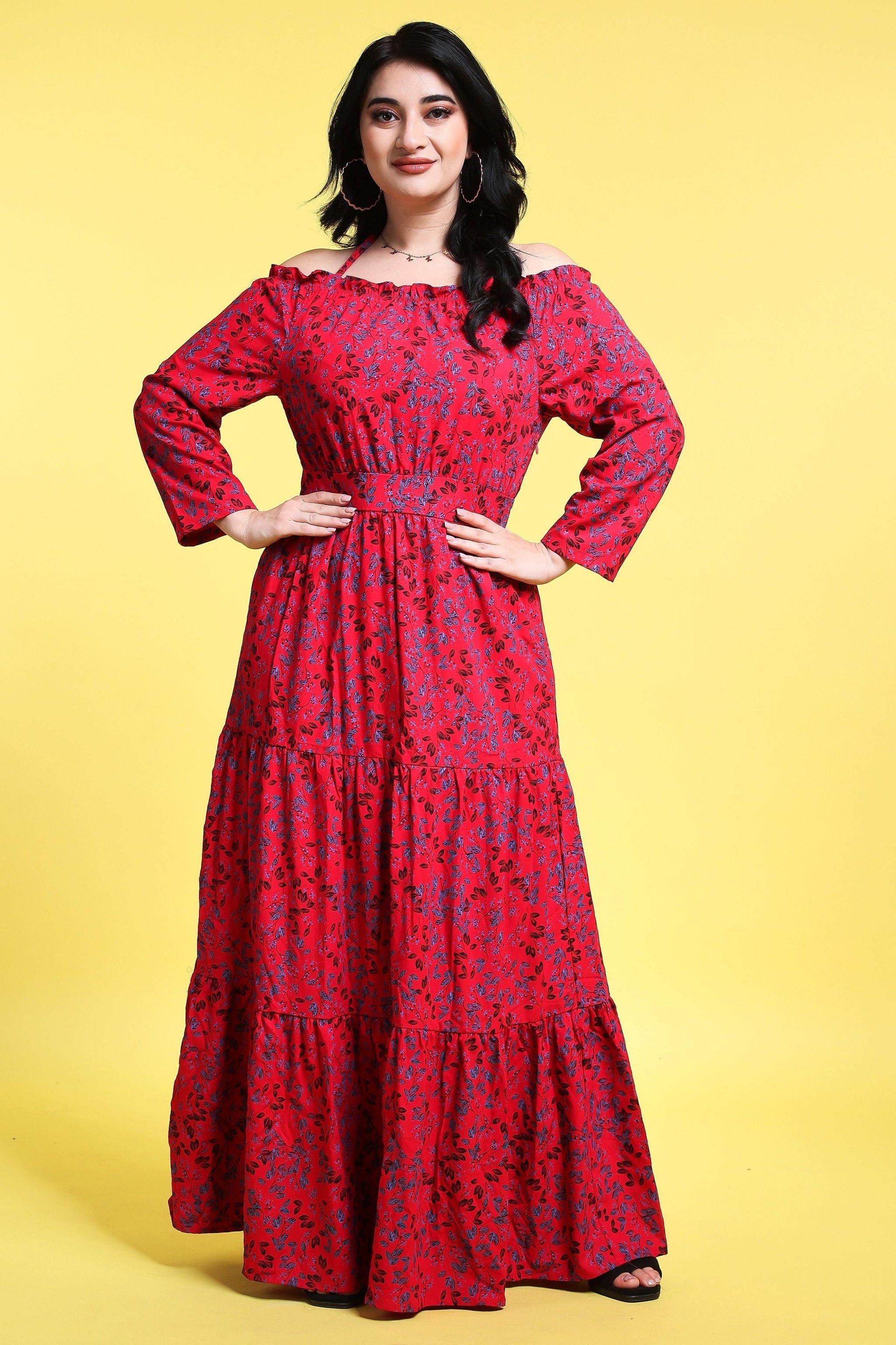 sachin and babi light blue dress 1065 Red Floral Dress Chinese new year cny spaghetti strap casual ulzzang  korean vintage retro, Women's Fashion, Tops, Sleeveless on Carousell