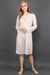 White Sheer Cover Up Dress